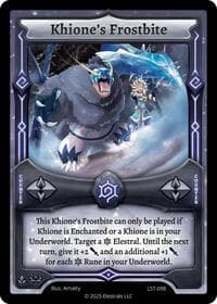 Khione's Frostbite - Divine Champions: Lifestream - Elestrals card