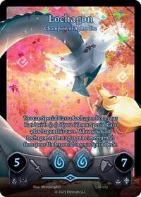 Lochagon - Champion of Aphrodite (Full Art) - Divine Champions: Lifestream - Elestrals card