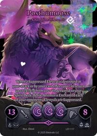 Posthumoose - Champion of Artemis (Full Art) - Divine Champions: Lifestream - Elestrals card