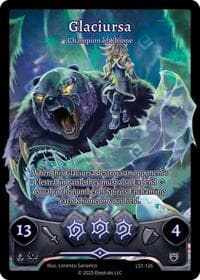 Glaciursa - Champion of Khione (Box Topper) - Divine Champions: Lifestream - Elestrals card