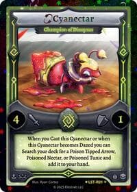 Cyanectar - Champion of Dionysus (Stellar) - Divine Champions: Lifestream - Elestrals card