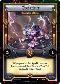 Sparkitt - Champion of Zeus (Stellar) - Divine Champions: Lifestream - Elestrals card