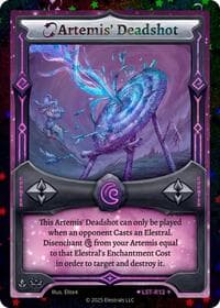 Artemis' Deadshot (Stellar) - Divine Champions: Lifestream - Elestrals card