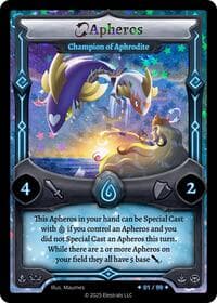 Apheros - Champion of Aphrodite (Serialized) - Divine Champions: Lifestream - Elestrals card