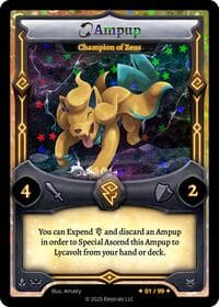 Ampup - Champion of Zeus (Serialized) - Divine Champions: Lifestream - Elestrals card