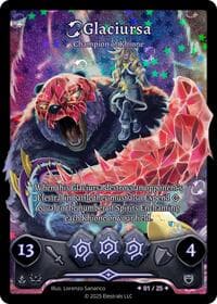 Glaciursa - Champion of Khione (Serialized) - Divine Champions: Lifestream - Elestrals card