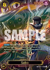 Sabo - OP07-118 (SP) - Carrying On His Will - One Piece Card Game card