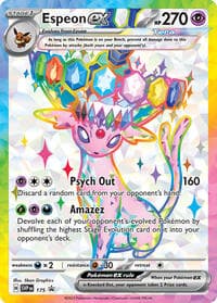 Espeon ex - 175 - SV: Scarlet & Violet Promo Cards - Pokemon card