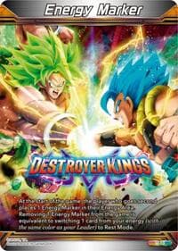 Energy Marker - Destroyer Kings (M-19) (Silver) - Prismatic Clash - Dragon Ball Super: Masters card