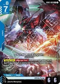 Gundam Epyon - Dual Impact - Gundam Card Game card