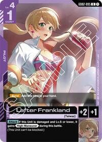 Lafter Frankland - Dual Impact - Gundam Card Game card