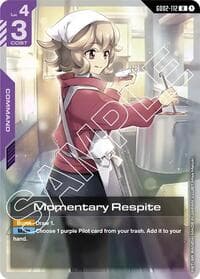 Momentary Respite - Dual Impact - Gundam Card Game card