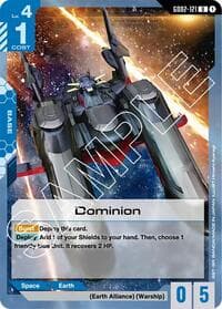 Dominion - Dual Impact - Gundam Card Game card
