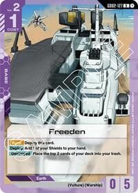 Freeden - Dual Impact - Gundam Card Game card