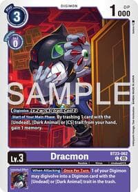 Dracmon - Hackers' Slumber - Digimon Card Game card