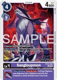 Sangloupmon - Hackers' Slumber - Digimon Card Game card