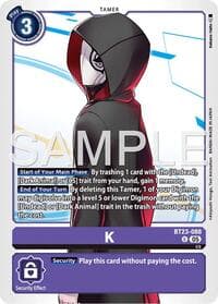 K - Hackers' Slumber - Digimon Card Game card