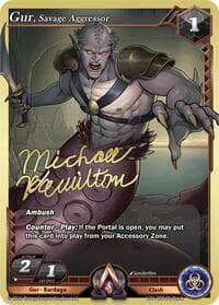 Gur, Savage Aggressor - Champion Deck: Michael Hamilton - Alpha Clash card