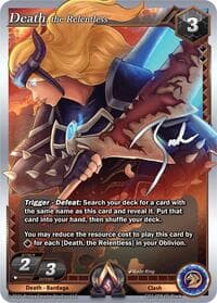 Death, the Relentless - Champion Deck: Zach Bunn - Alpha Clash card