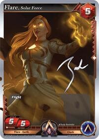 Flare, Solar Force - Champion Deck: Zach Bunn - Alpha Clash card
