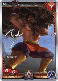 Machina, Unstoppable Force - Champion Deck: Zach Bunn - Alpha Clash card