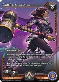 Clarity, Lethal Striker - Echoes of Eternity - Alpha Clash card