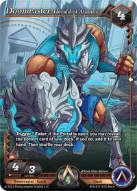 Doomcaster, Herald of Atlantis - Echoes of Eternity - Alpha Clash card