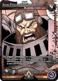 Iron Piston, Diminishing Returns - Echoes of Eternity - Alpha Clash card