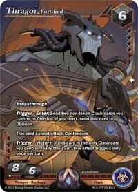 Thragor, Fortified - Echoes of Eternity - Alpha Clash card