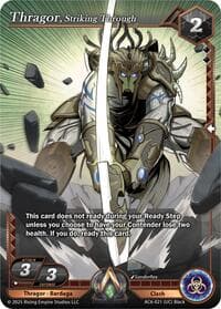 Thragor, Striking Through - Echoes of Eternity - Alpha Clash card