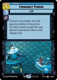 Emergency Powers - Secrets of Power - Star Wars: Unlimited card