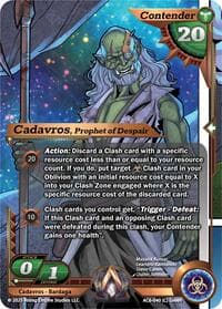 Cadavros, Prophet of Despair - Echoes of Eternity - Alpha Clash card