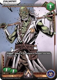Cadavros, Architect of Cruelty - Echoes of Eternity - Alpha Clash card