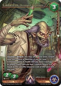 Cadavros, Deranged Alchemist - Echoes of Eternity - Alpha Clash card