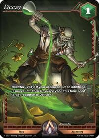 Decay - Echoes of Eternity - Alpha Clash card