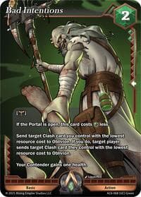 Bad Intentions - Echoes of Eternity - Alpha Clash card