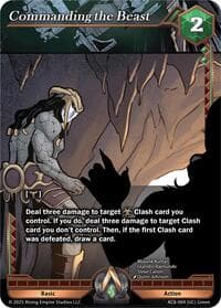 Commanding the Beast - Echoes of Eternity - Alpha Clash card