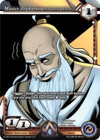 Master Zephyrion, Channeling Focus - Echoes of Eternity - Alpha Clash card