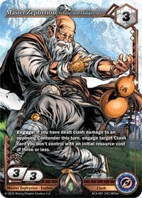 Master Zephyrion, Serene and Dangerous - Echoes of Eternity - Alpha Clash card