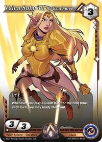 Valen Solariel, Radiant Surge - Echoes of Eternity - Alpha Clash card