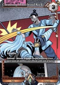 Cleansing Whirlwind Kick - Echoes of Eternity - Alpha Clash card