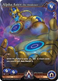 Alpha Aster, the Awakener - Echoes of Eternity - Alpha Clash card
