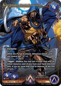 Kheprius, Horde Commander - Echoes of Eternity - Alpha Clash card