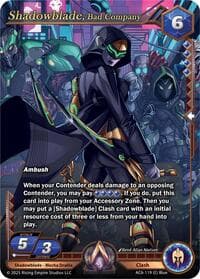Shadowblade, Bad Company - Echoes of Eternity - Alpha Clash card