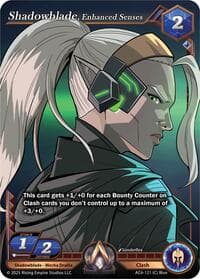 Shadowblade, Enhanced Senses - Echoes of Eternity - Alpha Clash card