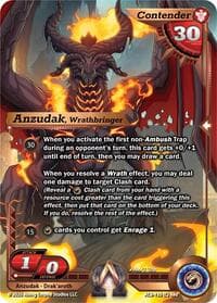 Anzudak, Wrathbringer - Echoes of Eternity - Alpha Clash card