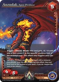 Anzudak, Apex Predator - Echoes of Eternity - Alpha Clash card