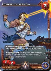 Genesis, Unyielding Fury - Echoes of Eternity - Alpha Clash card