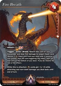Fire Breath - Echoes of Eternity - Alpha Clash card