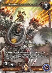 Iron Piston, Strength Enhanced (Iconic Rare) - Echoes of Eternity - Alpha Clash card
